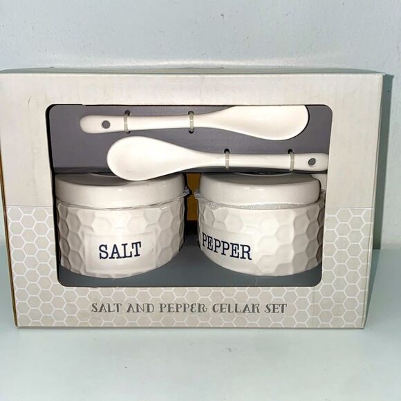 🔥salt and pepper cellar set  bee spring New - Picture 1 of 3
